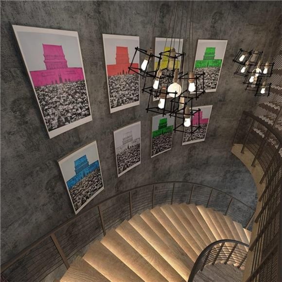 Concrete Peel Stick Grey Contact Paper Cement Wall Paper Waterproof Wallpaper - Picture 4 of 7